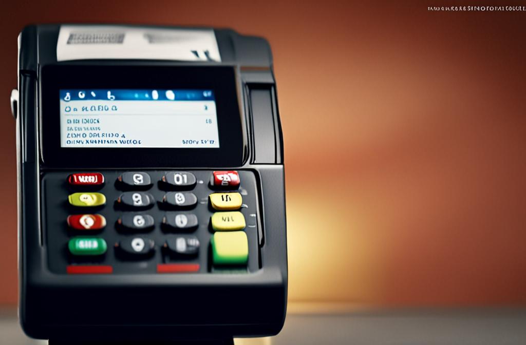 close up of a declined payment terminal screen