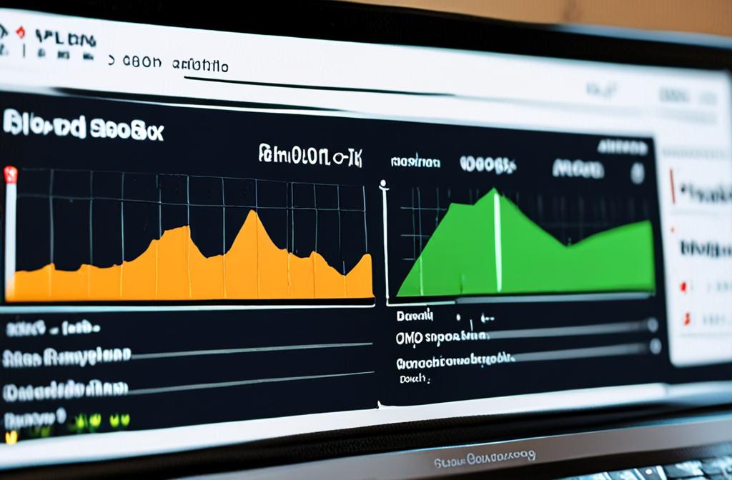 person reviewing a subscription dashboard on a screen