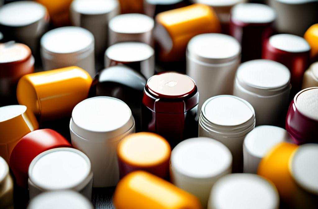 supplement bottles and capsules on a clean white surface